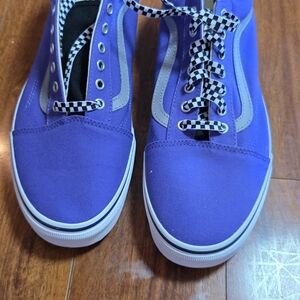 Vans Purple and Black Sneakers